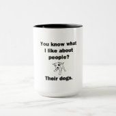 Weet je wat ik leuk vind aan mensen? mok (Midden)