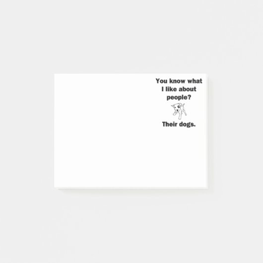 Weet Je Wat Ik Leuk Vind Aan Mensen? Post-it® Notes (Voorkant)