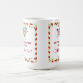 "Weet je wat ik wil met kerst?" Koffiemok (Center)