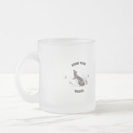 weet je weel matglas koffiemok (Links)