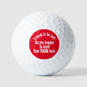 Weet je wel golfballen? golfballen (Voorkant)