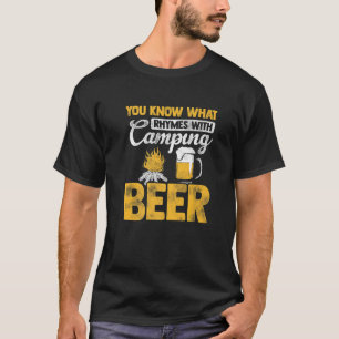 Weet je welke ritmes er zijn met kamperen? Beer Ca T-shirt