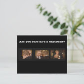 Weet je zeker dat hij Christelijk is? Briefkaart (Staand voorkant)