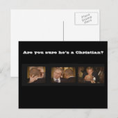 Weet je zeker dat hij Christelijk is? Briefkaart (Voorkant / Achterkant)