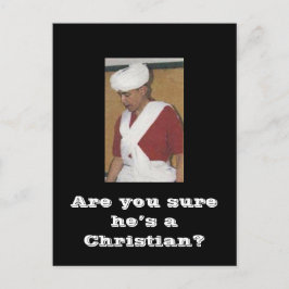 Weet je zeker dat hij een Christelijk is? Briefkaart