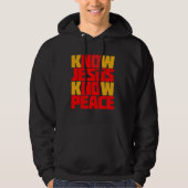 WEET JESUS VREDE HOODIE (Voorkant)
