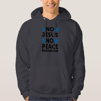 Weet Jezus, weet de vrede, geen censuur Hoodie