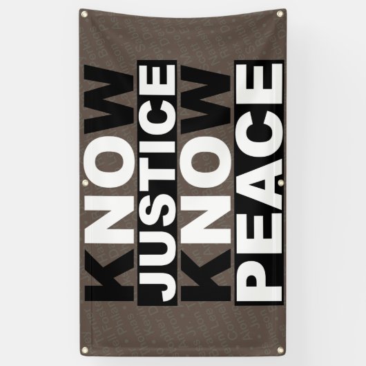 WEET JUSTICE VREDE SPANDOEK (Verticaal)