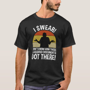 Weet niet hoe de geclassificeerde documenten er zi t-shirt