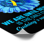Weet niet hoe sterk het Cushing-syndroom is Poster (Hoek)
