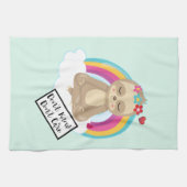 Weet niet of het tekst kan schelen - Betere mediat Theedoek (Horizontaal)