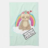 Weet niet of het tekst kan schelen - Betere mediat Theedoek (Verticaal)