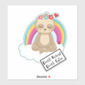 Weet niet of het tekst kan schelen - verkreute geh sticker (Vel)