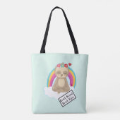 Weet niet of het tekst kan schelen - verkreute geh tote bag (Achterkant)