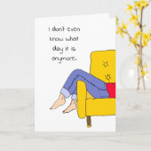 Weet niet op welke dag het is, vermist je kaart (Gele Bloem)