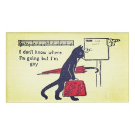 Weet niet waar ik ga naambadge