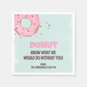 Weet niet wat ik zonder jou zou doen servet (Voorkant)