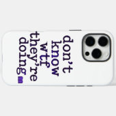 Weet Niet Wat Ze Doen – Indie Sleaze Vibe Case-Mate iPhone Case (Achterkant (horizontaal))