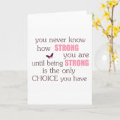 Weet nooit hoe Sterk u bent Kaart (Gele Bloem)