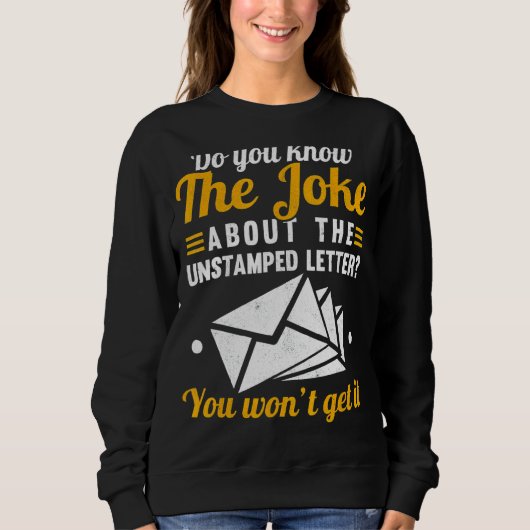 Weet u de grap over de unstamped brief Ma Trui (Voorkant)