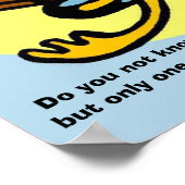 Weet u niet dat in een race alle runners lopen? poster (Hoek)