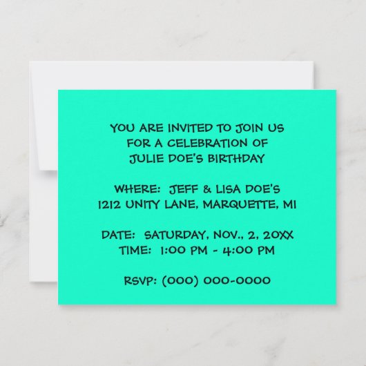 WEET U ONS VOOR EEN VERZOEK VAN EEN TWEEDE PARTIJ? KAART (Achterkant)