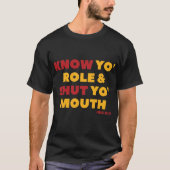 WEET UW ROL EN SCHUD UW MOUTH Travis Kelce T-shirt (Voorkant)