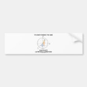 Weet waar u de Latitude- en lengtegraad berekent Bumpersticker (Voorkant)