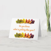 WEET WAT DIT JAAR VERVALT...NIET JOUW LEEF! KAART (Voorkant)