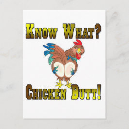 Weet wat?  Het Uiteinde van de kip! Briefkaart