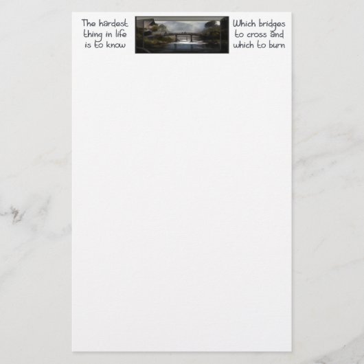 Weet Welke Brug Briefpapier (Voorkant)