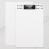 Weet Welke Brug Briefpapier (Voorkant / Achterkant)