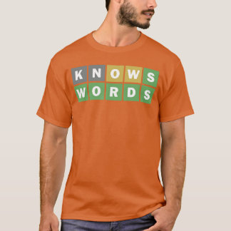 Weet Woorden Woord Raden Spelletje Raadhe Woord Sp T-shirt