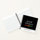 WEET ZELF GEpersonaliseerde zwarte geschiedenis Notitieboek (Binnen)