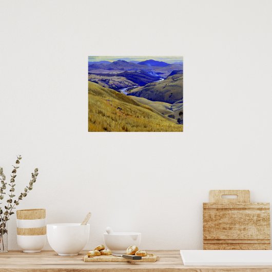   Weetangera Canberra Australia Elioth Gruner1937  Poster (Keuken)