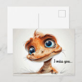 weetgierige ogen briefkaart (Voorkant / Achterkant)