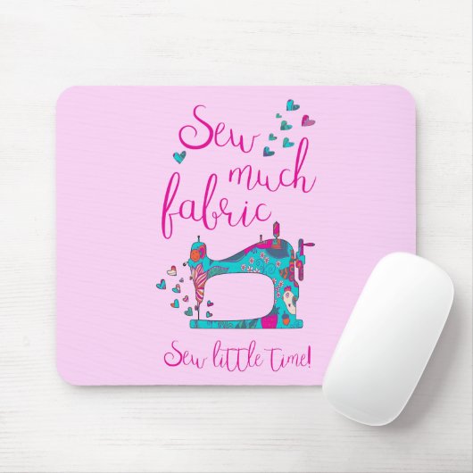 Weetje kleine tijd! Naainemaver Muismat (Met muis)