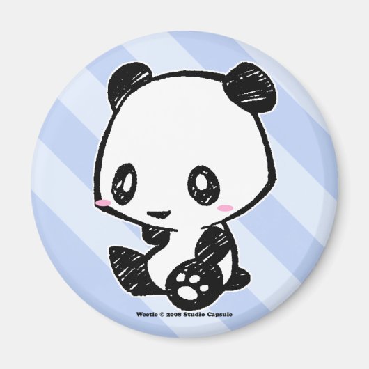 Weetle Panda Magneet (Voorkant)