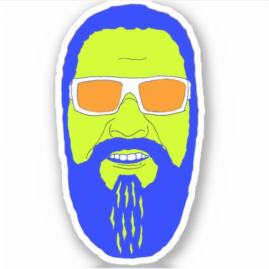 Weeuuu Face Sticker (Voorkant)