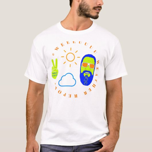 Weeuuu Weather Report T-shirt (Voorkant)