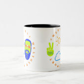 Weeuuu Weather Report Tweekleurige Koffiemok (Center)