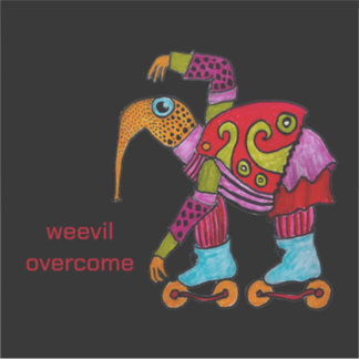 Weevil Overwin Grote Vinyl sticker