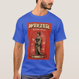 Weezer Pinkerton Butterfly lied Vintage Japanse r T-shirt