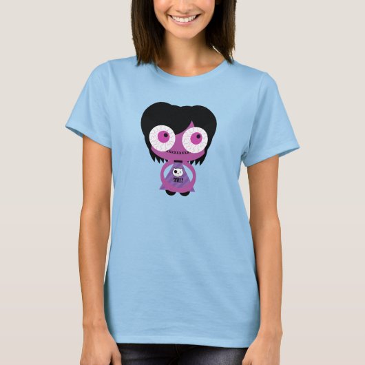 WeeZomb Nightshade Burnout T-Shirt (Voorkant)