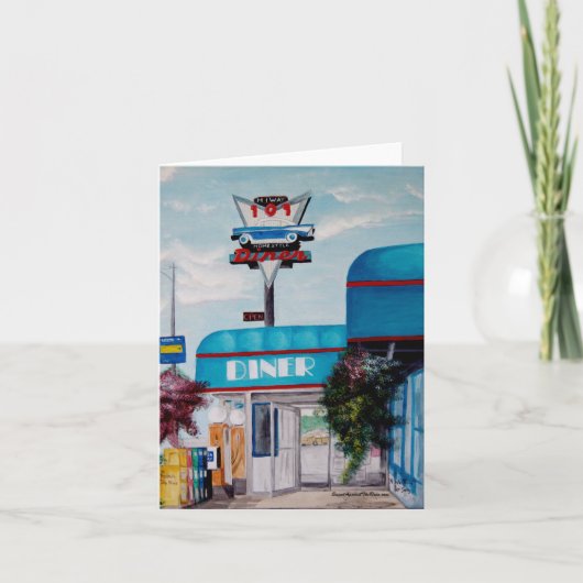 Weg 101 Diner Kaart (Voorkant)