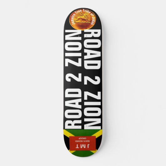 WEG 2 ZION 8 1/4"Skateboarddek Persoonlijk Skateboard (Voorkant)