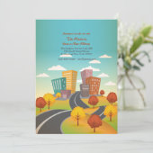 Weg aan de Bewegende Aankondiging van de Stad (Staand voorkant)