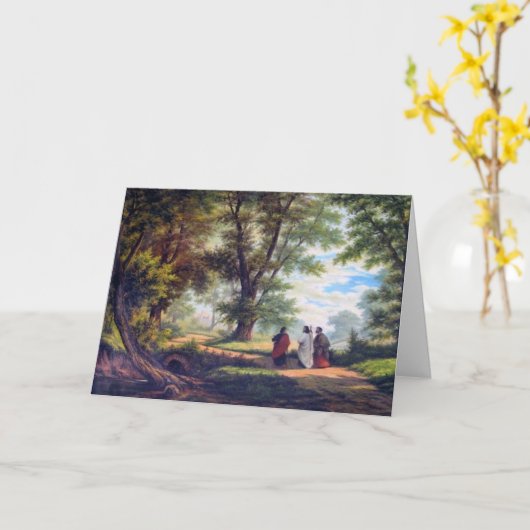 WEG AAN EMMAUS KAART (Gele Bloem)