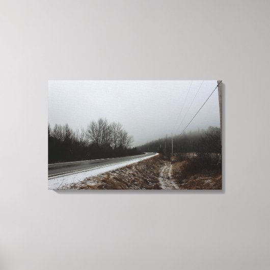 Weg aan het Kloof Canvas Afdruk (Voorkant)