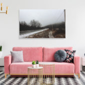 Weg aan het Kloof Canvas Afdruk (Insitu (Woonkamer))